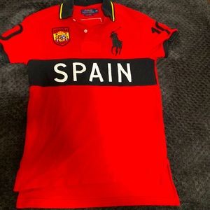 Vintage Ralph Lauren Spain Polo 2011 XS Red